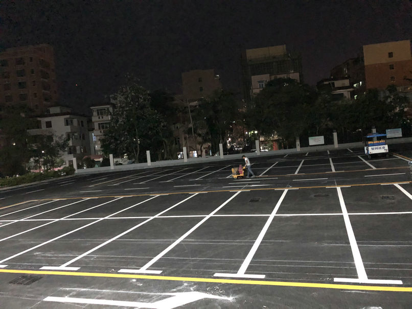 沥青路面车位划线