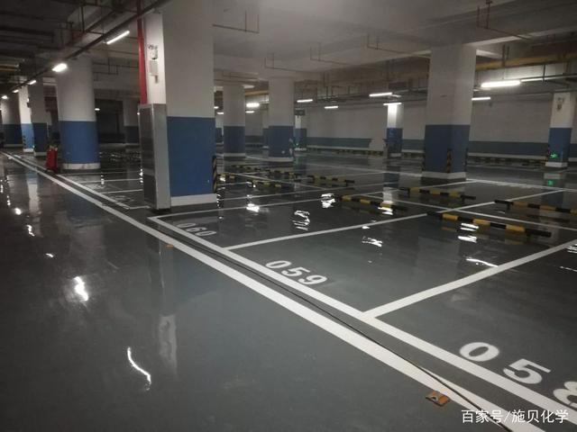施贝车库焕新服务|武汉&ldquo;保利广场&rdquo;地下车库环氧地坪翻新项目
