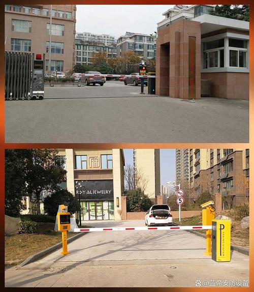 广平县停车场出入口系统 工厂识别车牌门禁展示